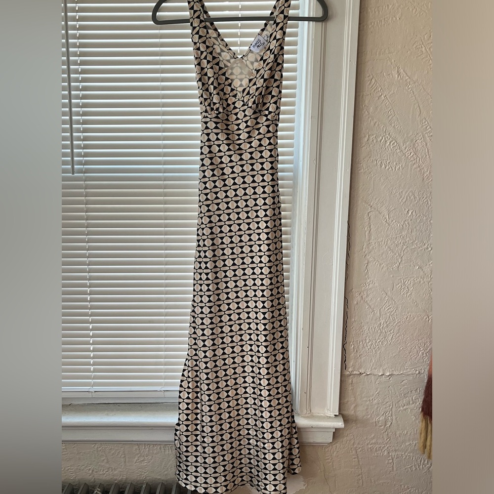 SATIN MAXI DRESS